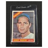 1966 Sandy Koufax Card