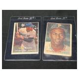 1957 Clemente and Banks Cards