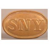 New York Militia Enlisted Belt Plate