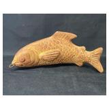 Unsigned Redware Fish