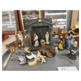 German Composition Nativity Scene