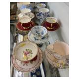 Porcelain Cups and Saucers