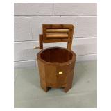 Cedar Wringer Washer Planter