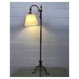 Bronze Painted Ornate Floor Lamp