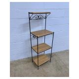 Longaberger Metal Shelf w/ Wooden Shelves