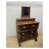 Empire Chest of Drawers w/ Vanity Mirror