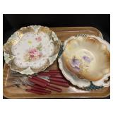 R.S. Prussia Bowl with German Serving Plates