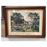 Currier & Ives Framed Lithograph