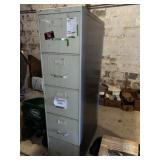 5-Drawer Metal File Cabinet