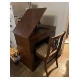 Kenmore Sewing Machine with Cabinet and Chair