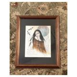 Marie Framed Watercolor