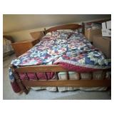 Single Size Bed with Boxspring and Mattress