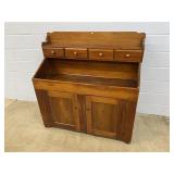 19th C. Softwood Dry Sink