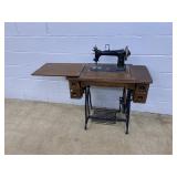 Wheeler & Wilson Vtg. Oak Treadle Sewing Machine