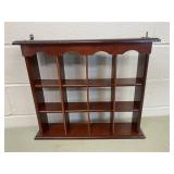 Mahogany Hanging Shelf