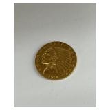 1914 $2.50 Indian Head Gold Piece