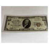 $10 1929 Mount Joy PA National Bank Note #667