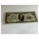 $10 1929 Scranton PA National Bank Note #77