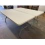 (5) 6ft White Tables