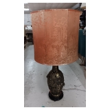 BRASS ASIAN STYLE TABLE LAMP..