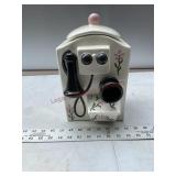 Vintage telephone cookie jar