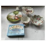 American Girl card game, decorative dishes