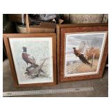 2 pheasant prints