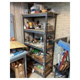 Contents of shelves, buyer removes, boxes n