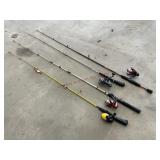 4 fishing rods