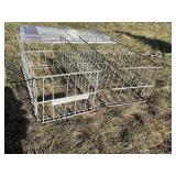 Galvanized milk crates, left one ï¿½walnut dairyï¿½