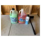 Windshield washer fluid, snow and ice repellent,