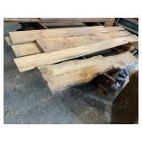 Assorted pine boards up to 8