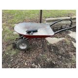 Wheelbarrow, weed burner