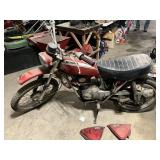 1969 Honda 100 motorcycle, has title, engine