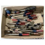 Screwdrivers, mostly Craftsman