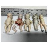 Antique porcelain/chalkware dolls-made in Japan