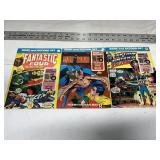 Fantastic four, Batman and Captain America book