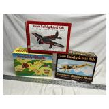 3 farm safety just 4 just kids airplane banks