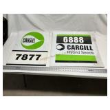 Cargill plastic seed signs (double sided)