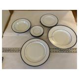 Dansk Concerto plates-2 dinner plates, 3 saucers,