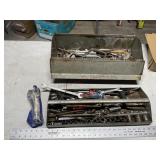 Craftsman tool box with vintage craftsman sockets