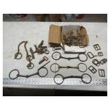 Horse bits, buckles etc.