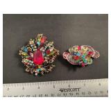 Newer jeweled pins