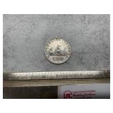 Italian 500  Lire silver coin