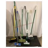 Brooms and mops, etc.