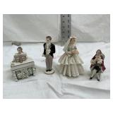 Irish Dresden figurines & Enesco