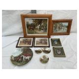 Fox hunting pictures, plates