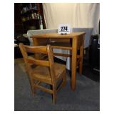 Wooden Student Desk & Chair