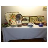 Serving Tin Plates & Storage Tins