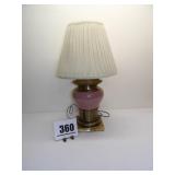 Pink & Gold Table Lamp